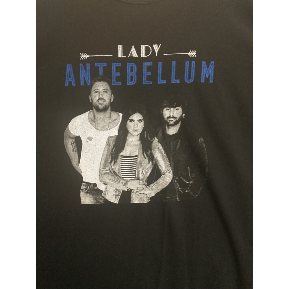 Lady Antebellum You Look Good 2017 Tour Black Graphic T-Shirt Mens XL Band Tee